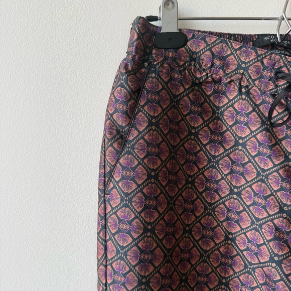 Scotch & Soda Silk Print Pajama Suit Co-ord Set - Picture 7 of 10